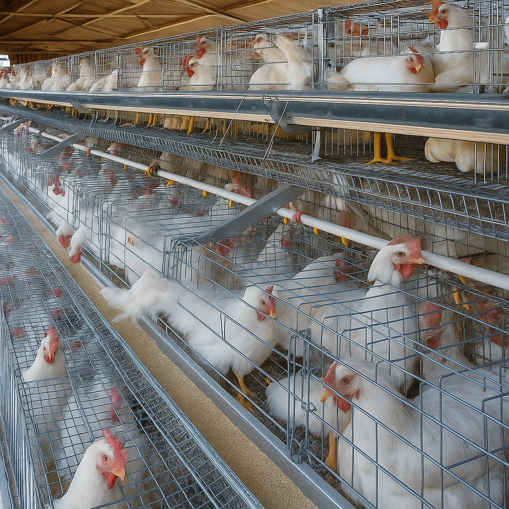 S-Frame Commercial layer Cage